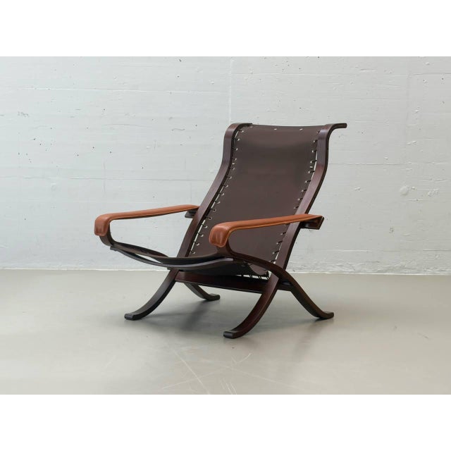 Set of Flex Lounge Chair and Ottoman by Ingmar Relling for Westnofa, Norway, 1960s For Sale - Image 12 of 18