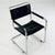 Contemporary Mid-Century Black Leather S34 Cantilever Armchair by Mart Stam for Thonet, 1980s For Sale - Image 3 of 11