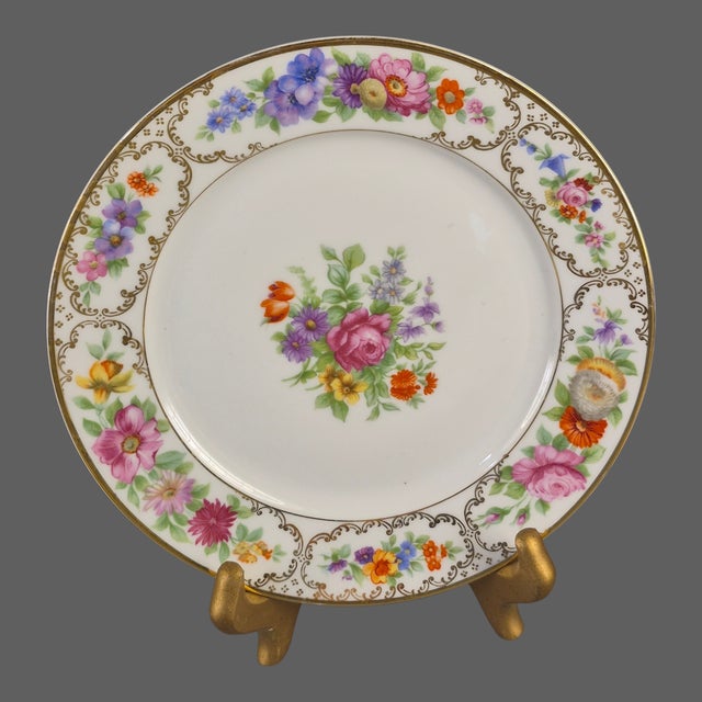 Rosenthal Vintage Elegant Seld Bavaria Rosenthal Floral "Donatello" Three Serving Dishes - Set of 3 For Sale - Image 4 of 7