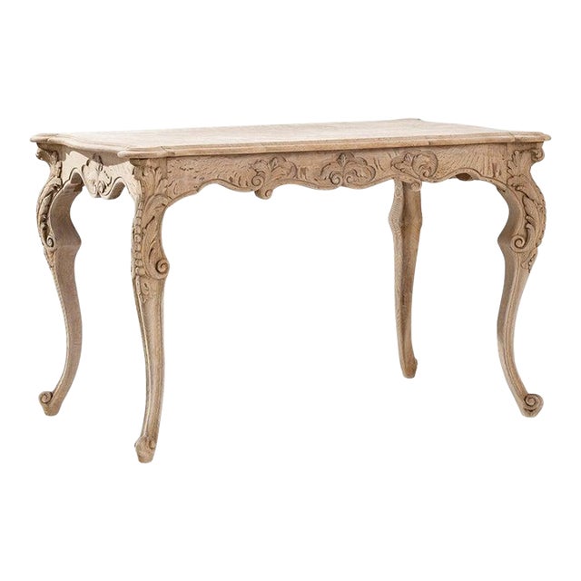 19th Century French Cabriole Leg Oak Coffee Table Chairish