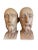 Antique Pair of Hand-Carved Distinguished Gentlemen Bust Sculptures For Sale - Image 4 of 6