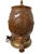 19th Century Antique English Redware Pottery Jug as a Table Lamp For Sale - Image 4 of 8
