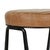 Metal Tufted Nubuck Leather Counter Stool For Sale - Image 7 of 7