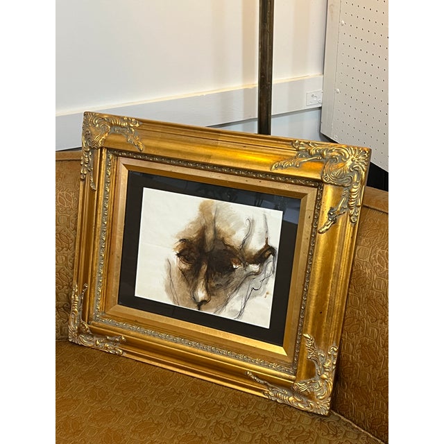 1980s Watercolor and Ink Mid Century Modern Marco Celotti, Italy & Pennsylvania For Sale - Image 4 of 9