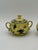 Early 21st Century Ginori 1735 Oriente Italiano Citrono Covered Sugar Bowl and Creamer For Sale - Image 5 of 18