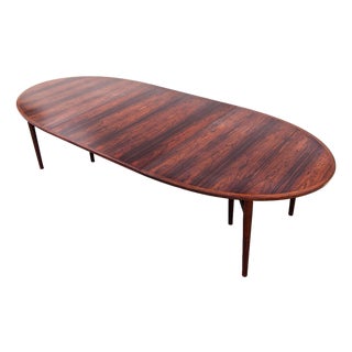 Vintage Arne Vodder Danish Modern Rosewood Extension Dining Table, Model 212 For Sale