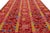 Vibrant Terracotta Geometric Kilim Rug Modern Swedish-Style Wool Flatweave 10x14 For Sale - Image 4 of 10