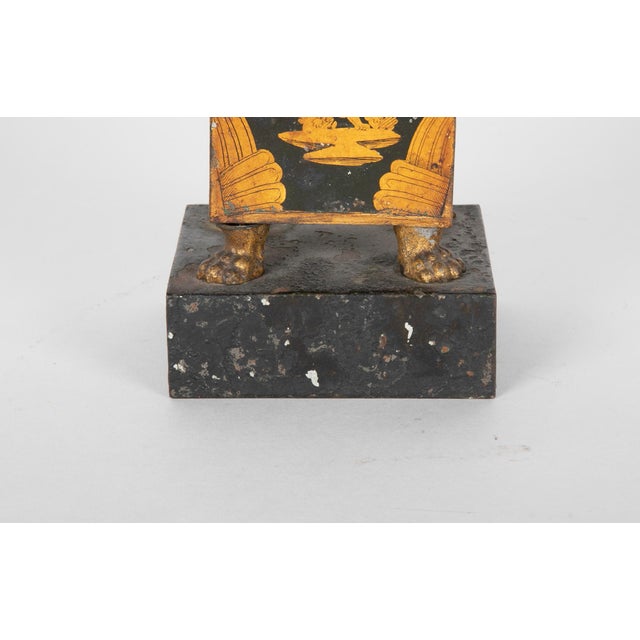 French 19th Century French Neoclassical Tole Peinte and Gilt Urn Cachepot For Sale - Image 3 of 9