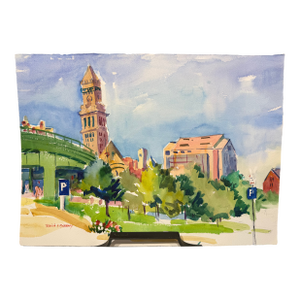 "Downtown Boston" Watercolor by Patricia McCarthy