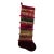 1970s Extra Large Velvet Brocade Christmas Stocking With Pockets For Sale