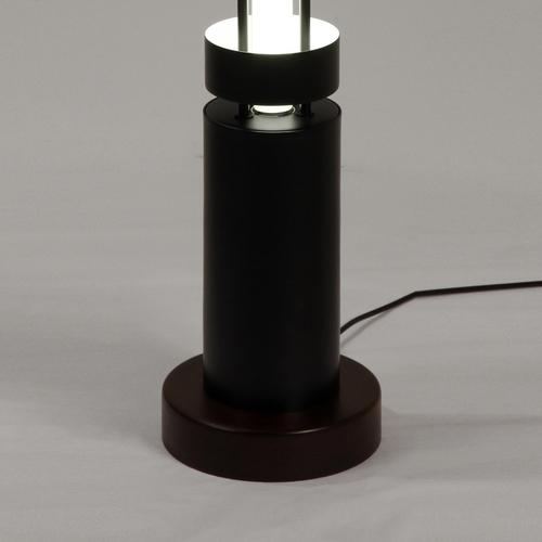 Contemporary Mid-Century Modern Small Totem Column Floor Lamp by Serge Mouille For Sale - Image 3 of 7