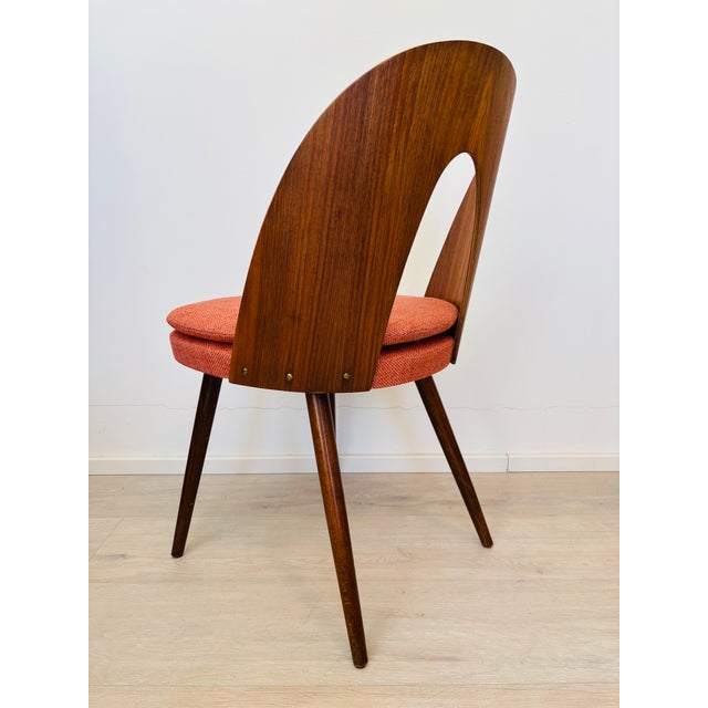 Wood Mid-Century Dining Chair by Antonin Suman for Ton, Former Czechoslovakia, 1960s For Sale - Image 7 of 10