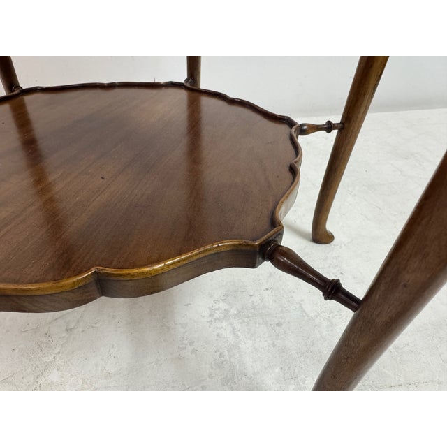 Edwardian Two-Tier Occasional Table by Marsh Jones and Cribb, 1890s For Sale - Image 6 of 14