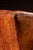 Mid 20th Century Tufted Vinyl Chesterfield Wingback Armchair in Brown For Sale - Image 16 of 17
