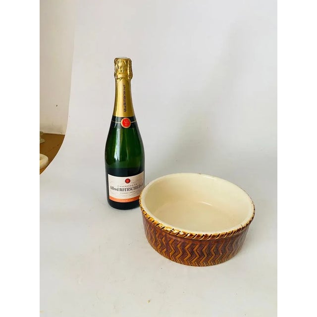 Ceramic Dish in Brown by Villeroy & Boch for Boch Frères, 1970 For Sale - Image 3 of 10