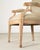 Set of Six Kreiss Louis XVI Style Cerused Oak Dining Armchairs For Sale - Image 15 of 18