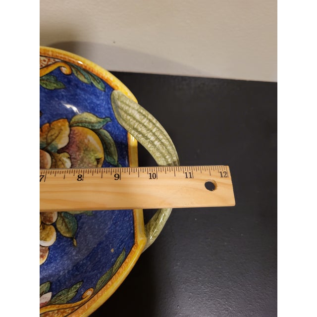 1990s Deruta Italy Serving Bowl Vessel For Sale - Image 10 of 12