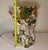 Mint Condition Vintage Fitz & Floyd "Old World Rabbits" 12" Ceramic Centerpiece Vase For Sale - Image 12 of 12