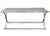 Modern Maison Jansen Style Chrome Smoked Glass Console Sofa Table For Sale - Image 3 of 8