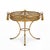 Hollywood Regency 1960s Large Scale Italian Hollywood Regency Gilt Metal Tole & Tassel Planter Plant Stand For Sale - Image 3 of 8