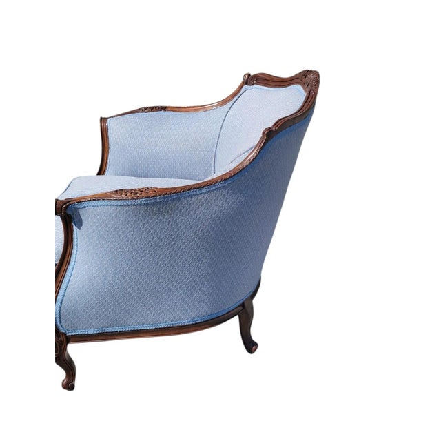 1930 Italian Club Living Room Chair Beachwood For Sale - Image 9 of 18