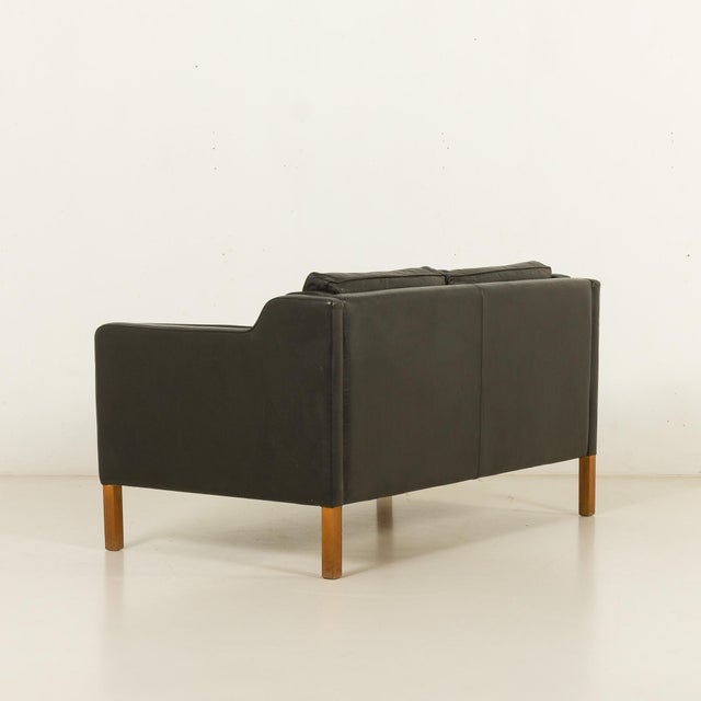 1970s Stouby Leather Sofa, Denmark, 1970s For Sale - Image 5 of 18
