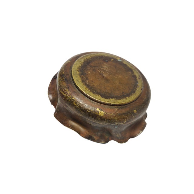 Goldenrod Art Nouveau Bronze Figurative Cigar Ashtray, Former Austro-Hungarian Empire, 1900s For Sale - Image 8 of 15