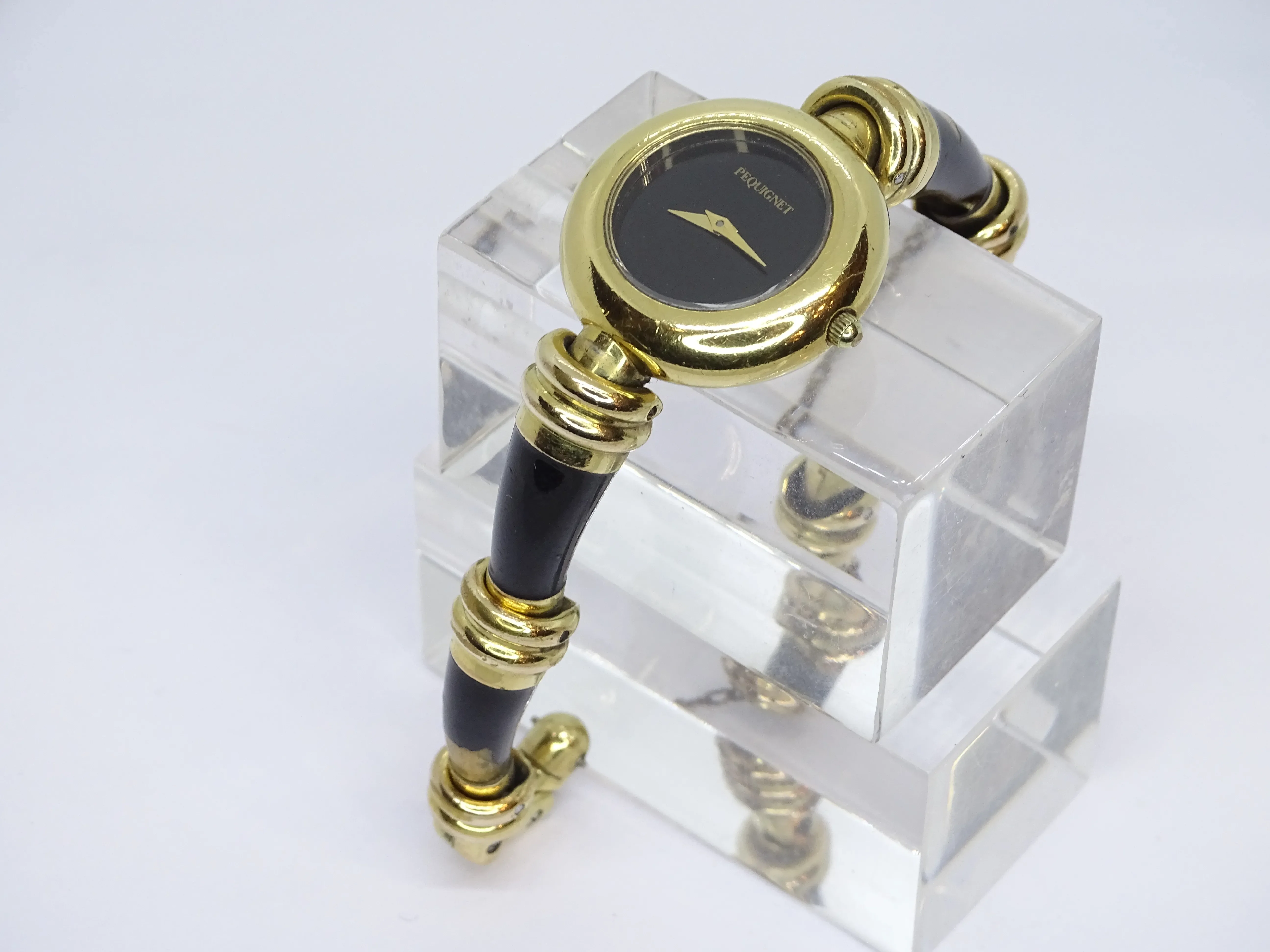 【Emile Pequignet】クォーツ 腕時計 ゴールド【箱あり】 Womens Wristwatch by Émile Pequignet, France, 1980s | Chairish