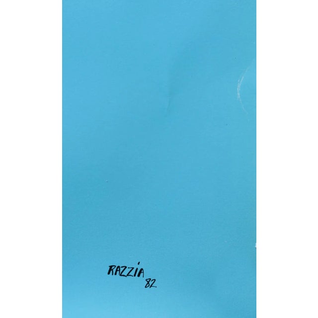 1982 French Restaurant Poster, La Couple Brasserie, Hand-Signed by the Artist For Sale - Image 6 of 8