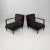 Wood Mid-Century Modern Italian Chairs in Velvet, 1940s, Set of 2 For Sale - Image 7 of 18