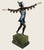 Onyx Art Deco Gerdago Like Cold Painted Lady Sculpture C 1920 For Sale - Image 8 of 8