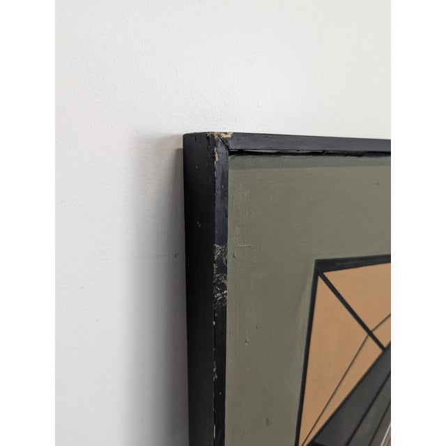 Plastic Unknwon, Cubist Abstract Painting, Acrylic For Sale - Image 7 of 8