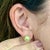 South Sea Pearl Sapphire Earrings 14k Gold Certified For Sale In New York - Image 6 of 15