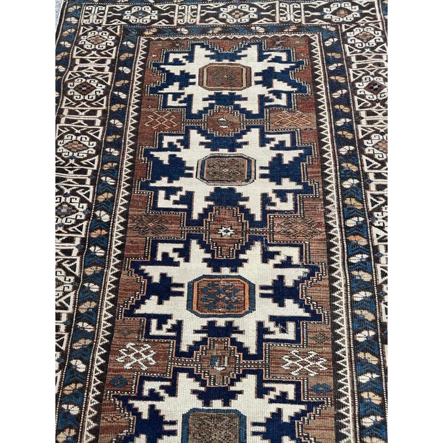 Gray Antique Caucasian Shirwan Lesgui Rug, 1890s For Sale - Image 8 of 17