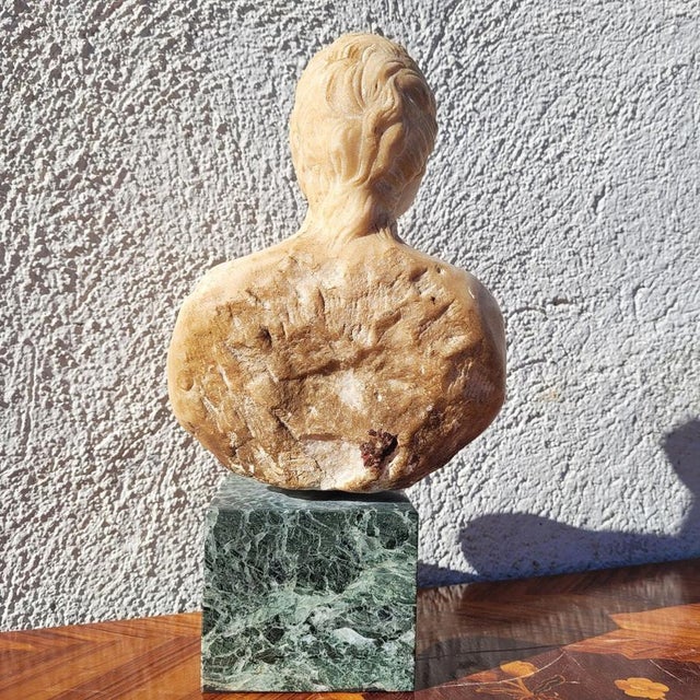 Figurative Bust, 1600s, Marble For Sale - Image 10 of 18