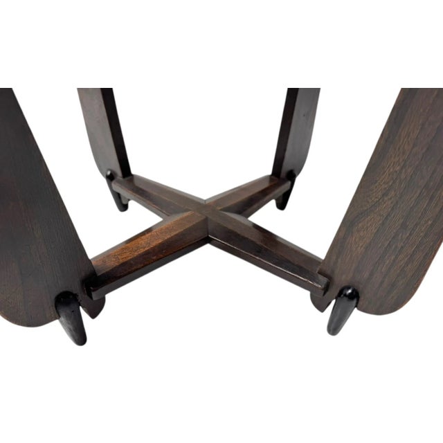 Art Deco Amsterdam School Side Table by Architect Christiaan Bartels, 1920s For Sale - Image 11 of 14