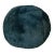 Forest Green Faux Fur Ball Pillow For Sale
