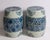 Chinese Pair of Blue and White Porcelain Chinese Oriental Drum Garden Seat For Sale - Image 3 of 9