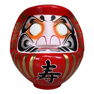 Large Vintage Japanese Daruma, 1980s For Sale