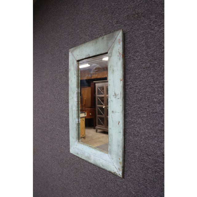 Olde Good Things Reclaimed Copper-Clad Wall Mirror For Sale - Image 4 of 11