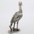 Vintage Italian Handmade Genuine Silver River Bird Heron Solid & Rare Figurine Detailed Sculpture For Sale - Image 6 of 9