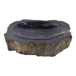 Natural Solid Stone Pocket Change Catchall Valet Dish For Sale