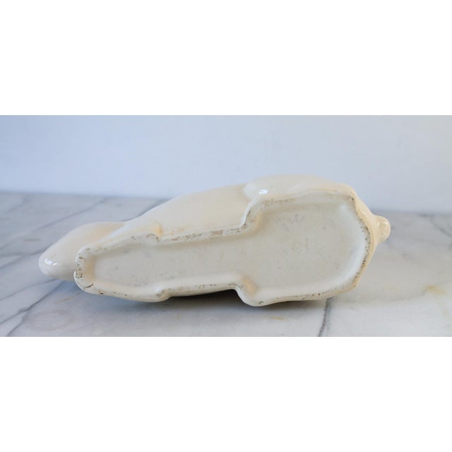 Vintage Ceramic Bunny Rabbit Planter For Sale - Image 9 of 9