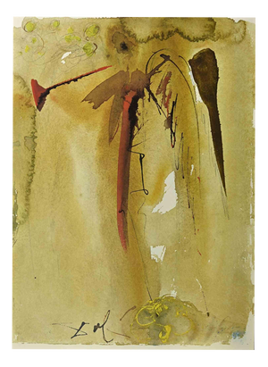 Salvador Dali, Vox Clamantis, Lithograph, 1964