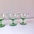 Late 20th Century Blown Glass Champage Coupes: Set of Four For Sale - Image 4 of 5