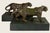 Figurative Early 1900’s Pair of Barye “Jaguar Qui Marche No 2” Bronzed Sculptures/Bookends For Sale - Image 3 of 11
