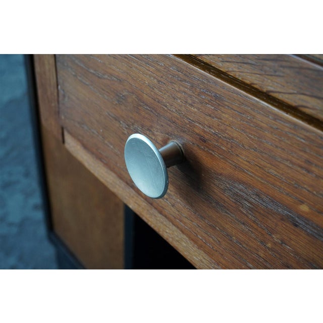 Cor Alons Dutch Hague School Desk in Oak by COR, 1930s For Sale - Image 4 of 11