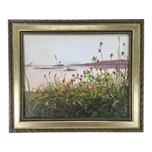 Clover on Gleason’s Point Eastport Maine Faye Hoban 2014 Painting
