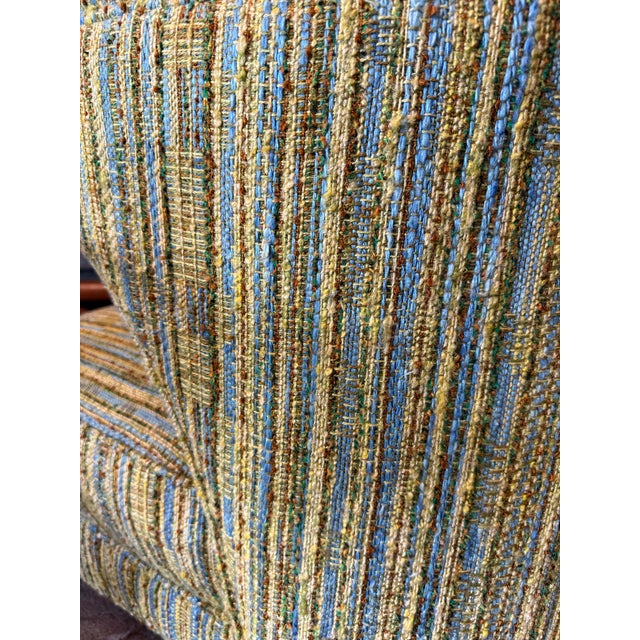 Textile Mid Century Modern Karpen of California Channel Back Lounge Chair For Sale - Image 7 of 12