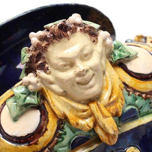 Late 19th Century Majolica Urn For Sale - Image 4 of 7